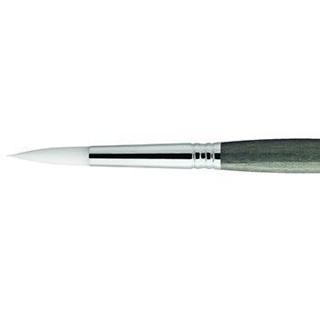 Pincel Redondo Escoda Perla Toray Blanco Nº 6 Serie 1430 Sintético