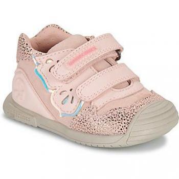 Zapatillas Deportivas Biomecanics BIOGATO CASUAL para Niña en Rosa con Velcro 241108