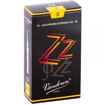 Vandoren ZZ Soprano Saxophone Reeds Strength 2.5 - Box of 10