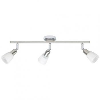 Downlight de techo Sofia, hierro/cromo/blanco, 57 cm, 3 luces E14