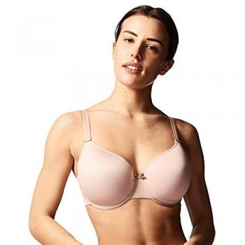 Chantelle Women's Basic Invisible Memory Foam T-Shirt Bra - Pink - Size 34E/F