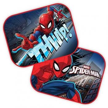 Clonas laterales para coche Spiderman 44x35 cm - Pack de 2 piezas