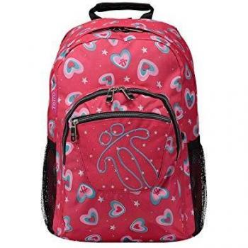 Totto-Mochila Escolar Adaptable a Carro Estampado shinel - Acuareles