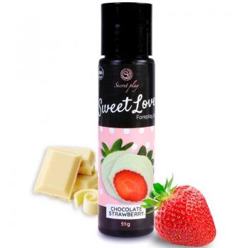 Sweet Love - Gel Lubricante Fresas con Chocolate Blanco - 60ml
