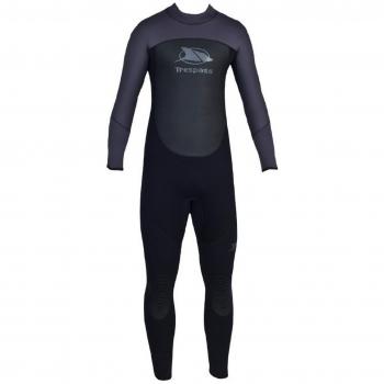 Traje de Neopreno Completo para Hombre Trespass Diver 5mm - Negro - Talla L