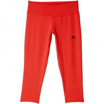 adidas Basics 3/4 Tigh - Mallas para mujer, color rojo / negro , talla 2XS