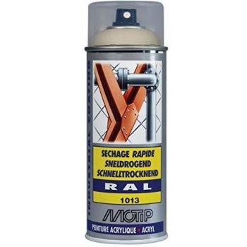Laca Acrílica Brillante RAL 1013 Blanco Perla - 400 ml
