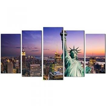 DekoArte 11 - Cuadro moderno, New York, 150 x 80 cm