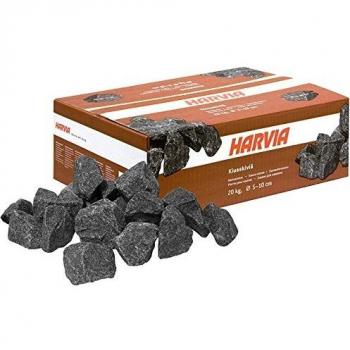 Piedras para Estufa de Sauna Harvia 20 kg - Diámetro 5-10 cm