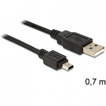 Cable USB 2.0 A a Mini-B 5pin de 0,70m - Delock