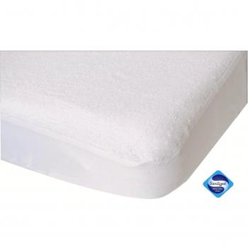 PMP colchón protector de la cubierta de la forma impermeable y transpirable PVC blanco 40X80 cm