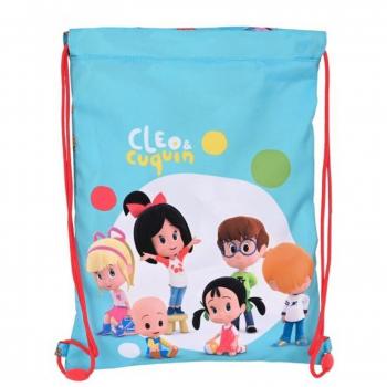 Saco Plano Junior Cleo & Cuquin 'Good Night' 26x34x1cm - Safta