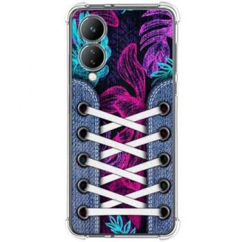 Funda Antigolpes de Silicona para Vivo Y17s con Diseño Zapatillas 07 Dibujos