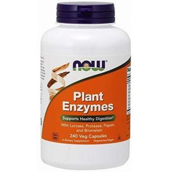 NOW Foods Plant-Based Digestive Enzymes - 240 Vegetarian Capsules