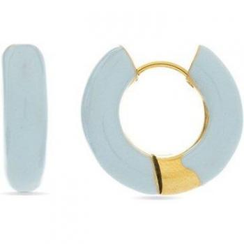 Pendientes Raki Africa de Luxenter, acabados en oro amarillo de 18k
