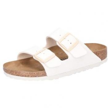 Birkenstock Arizona Birko Flor Women's Sandals - Eggshell - Size 5.5 UK / EU 39 Narrow