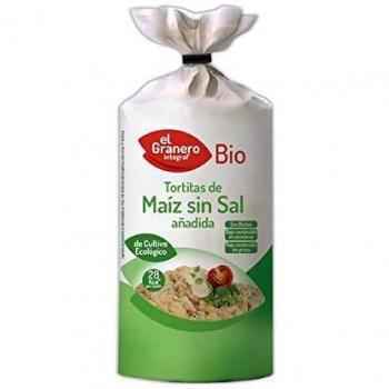 GRANERO Tortitas DE MAIZ Bio 110 gr SIN Sal AÑADIDA, No aplicable