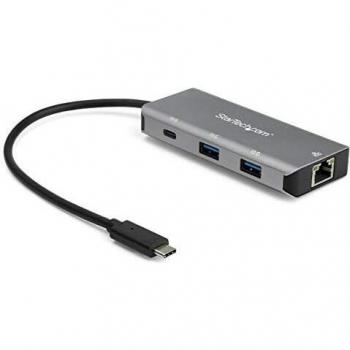 StarTech.com 3-Port USB-C Hub with LAN Port - 10Gbps - 2x USB-A & 1x USB-C
