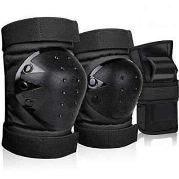 GARDOM Juego de Protectores de Patinaje en Línea para Niños, 6 en 1 Rodilleras, Coderas, Muñequeras, Juego de Protectores para Patines Patinaje Monopatín Patinaje Ciclismo