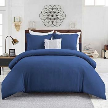 Wavve Juego de Funda Nórdica para Cama 150, Funda de Edredón 220x240 cm con 2 Fundas de Almohada 80x80 cm, Suave y Transpirable