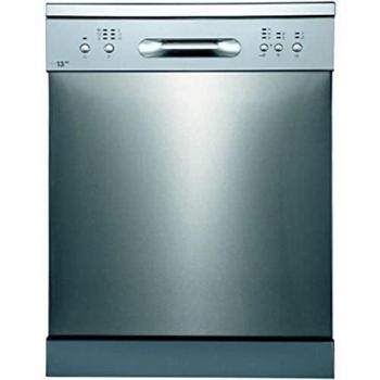 Edesa | Lavavajillas EDW- 6130 X | Lavavajillas Libre Instalación | 6 Programas | Ancho de 60 cm | Nivel Sonoro 49 dB | Programas Especiales | Eficiencia Energética E | Acabad en Acero Inoxidable