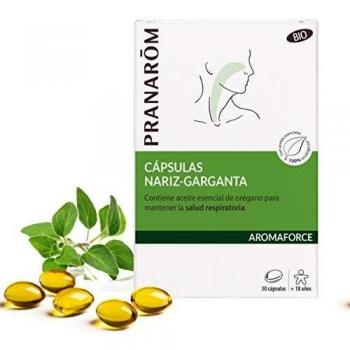 Pranarôm Aromaforce Organic Nasal & Throat Health Capsules - 30 Count