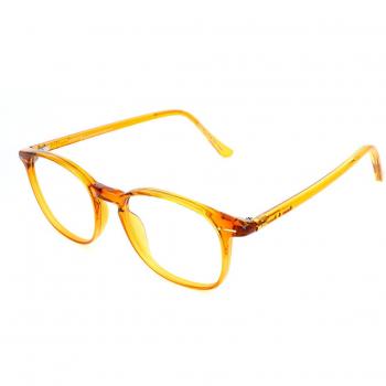 Italia Independent I-I MOD 5704 I-THIN 005.GLS Men's Eyeglasses Yellow Size 49 - Frame Only, Blue Light Block Available