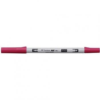Rotulador Doble Punta ABT PRO Tombow Color Rosa Fucsia 743 a Base de Alcohol