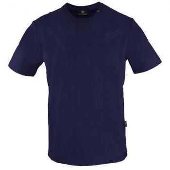 Plein Sport Men's Blue Cotton T-Shirt - XL with Graffiti Logo Print