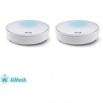 Asus Lyra - Kit de 2 Sistemas WiFi Mesh Tri-Banda AC2200 Gigabit