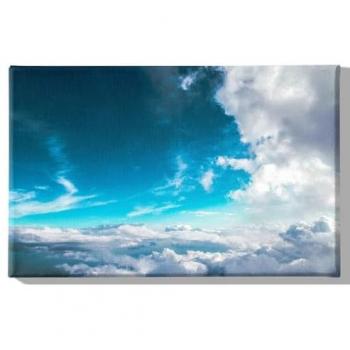 Impresión sobre Lienzo Cielo Multicolor de Poliéster y Madera, 70x3x45 cm - Epikasa