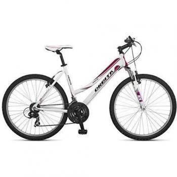 Orbita SPRINTLINE 26 - Bicicleta BTT de montaña para mujer, 21 velocidades, cuadro 17'' aluminio, frenos V-Brake, blanco,