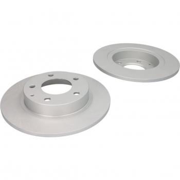 Disco de freno FERODO DDF524C trasero, macizo, 2 piezas, Ø261mm, altura 40.2mm, espesor 10mm