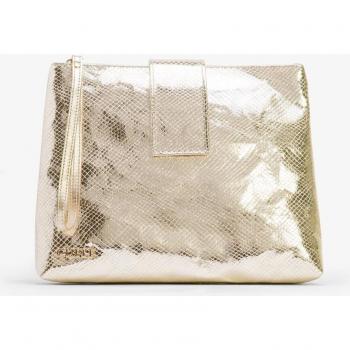 Cartera de mano altea serpiente oro con detalles elegantes
