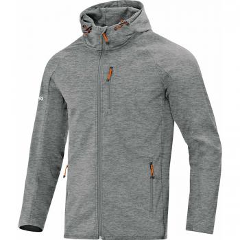 Chaqueta Softshell Ligera JAKO para Mujer - Gris Melange - Talla 36