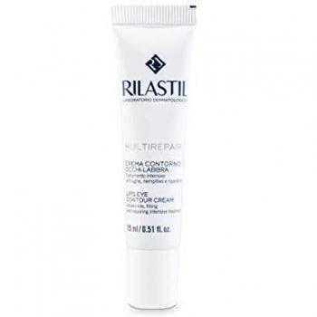 Rilastil Multirepair - Contorno de Ojos y Labios, Hidratante, Reparador y Antiarrugas - 15 ml