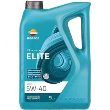 Repsol Aceite Lubricante Sintético para Coche ELITE 50501 5W-40 5L