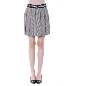 BYBLOS Black/White Viscose Skirt - IT40|S