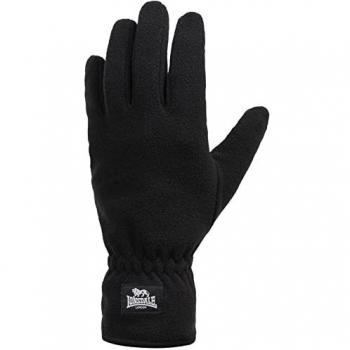 Lonsdale Ayside Unisex Gloves, Black, S/M