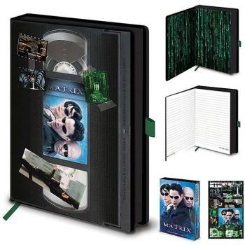 Cuaderno Matrix VHS A5 Negro/Verde