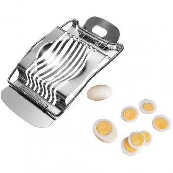 edealing (TM) 2pcs Acero Inoxidable MÁQuina De Cortar Queso Huevo Duro Fruta MÁQuina De Cortar Carne En Conserva Sushi Cortador De La MÁQuina De Cortar Con El Alambre De Corte 8