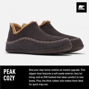 Sorel Manawan II Men's Brown Slippers