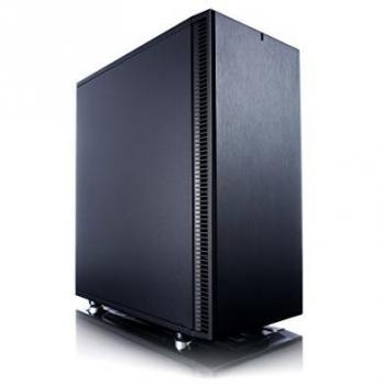 Fractal Design Define C - Compact Mid Tower Computer Case - ATX - Optimized For High Airflow And Silent Computing with ModuVent Technology - 2x 120mm Silent Fans included - PSU Shroud - Black