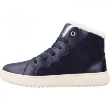 Botas de Niña Geox J Theleven G Azul con impermeabilidad, suela antideslizante, cierre de velcro y diseño moderno