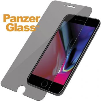 Protector de Pantalla Cristal Templado PanzerGlass P2003 para iPhone 6/6s/7/8 con Bordes Redondeados y Filtro de Privacidad