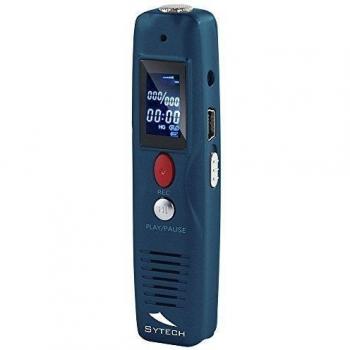 Sytech SY1707AZ - Grabadora de voz digital, color azul