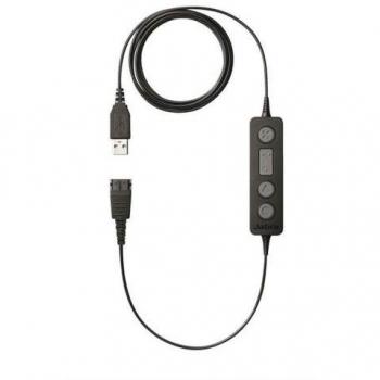 Jabra B2B - Adaptador USB Link 260 para Auriculares con Cable desconexión rápida