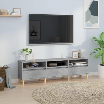Mueble para TV gris hormigón 150x30x44,5 cm madera multicapa
