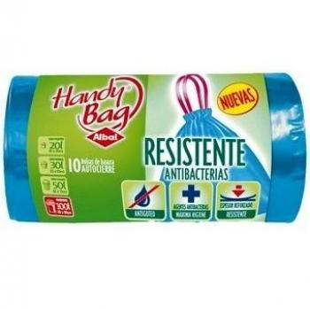 BOLSA BASURA 100L ANTIBACT. 10U 215Y15