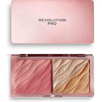 Paleta de Rostro Revolution Pro - Rosa Eterna - Tono Lustre Rosado